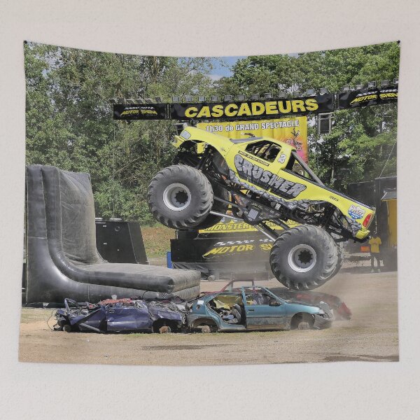 Item preview, r2629/ 27 Show freestyle Cascadeurs  Finition 2021 / " la Voiture-Camion en plein cabrage ! " (c)(t)  by Olavia-Olao  Okaio Créations   designed and sold by o.okaïo.