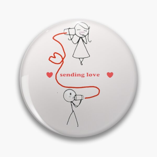 Item preview, sending love, Love in the time of the coronavirus, designed and sold by najwafh.