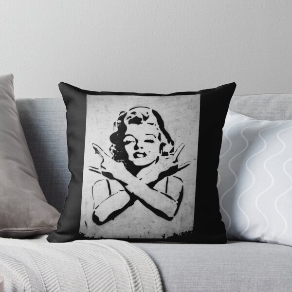Item preview, MARILYN BANKSY STENCIL URBAN GRAFFITI designed and sold by kwiebe34.