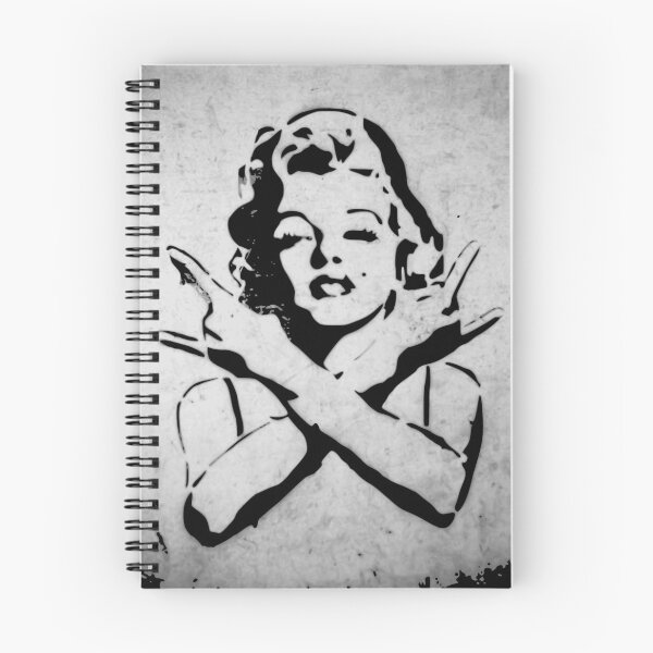 Aperçu de l'œuvre MARILYN BANKSY POCHOIR GRAFFITI URBAIN créée et vendue par kwiebe34.
