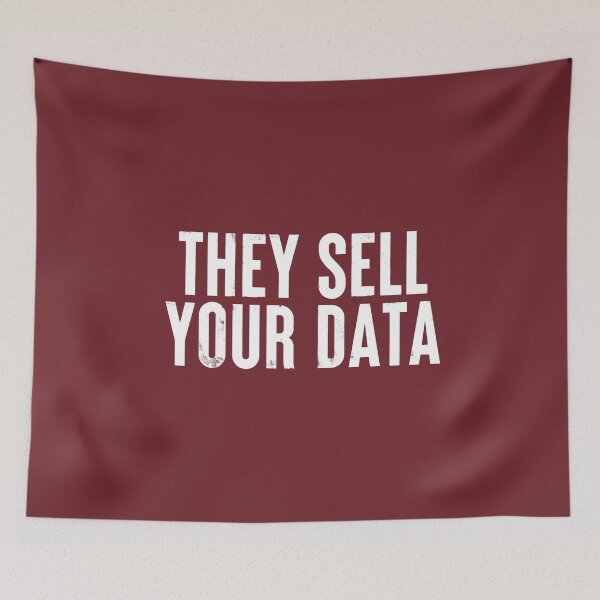 Item preview, They Sell Your Data Anti Social Media Movement #06 designed and sold by SalahBlt.
