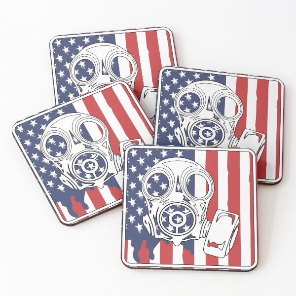 Item preview, American Flag Gas mask designed and sold by Forever-Design.