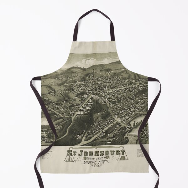 Item preview, Aerial View of St. Johnsbury, Vermont (1884) designed and sold by allhistory.