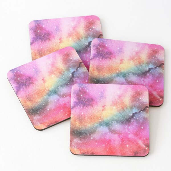 Item preview, Watercolor Pink Galaxy designed and sold by virilamissa.