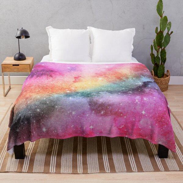 Item preview, Watercolor Pink Galaxy designed and sold by virilamissa.
