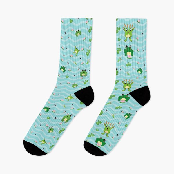 Item preview, Hoppy Frog Pattern designed and sold by PastelPuppy.