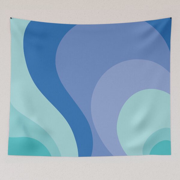 Item preview, Retro Blue Pastel  designed and sold by SohiniTal.