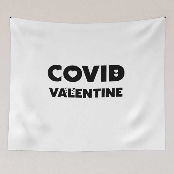 Item preview, Covid Valentine White designed and sold by DamaliePierre.