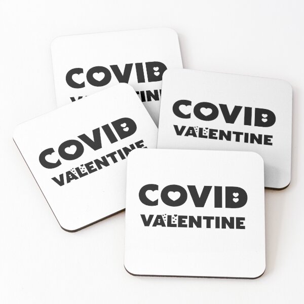 Item preview, Covid Valentine White designed and sold by DamaliePierre.