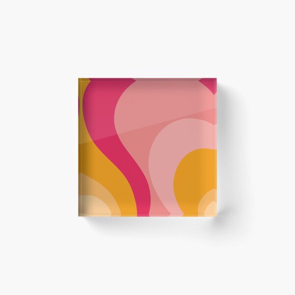 Item preview, Retro Pink Orange Pastel  designed and sold by SohiniTal.