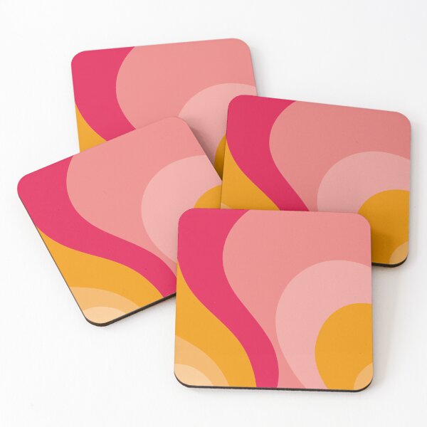Item preview, Retro Pink Orange Pastel  designed and sold by SohiniTal.