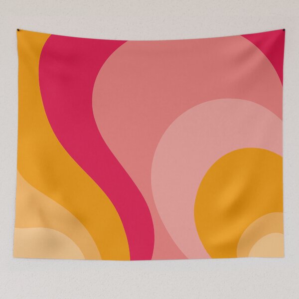 Item preview, Retro Pink Orange Pastel  designed and sold by SohiniTal.