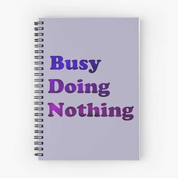 Item preview, busy doing nothing blue perple mauve designed and sold by Bora21.