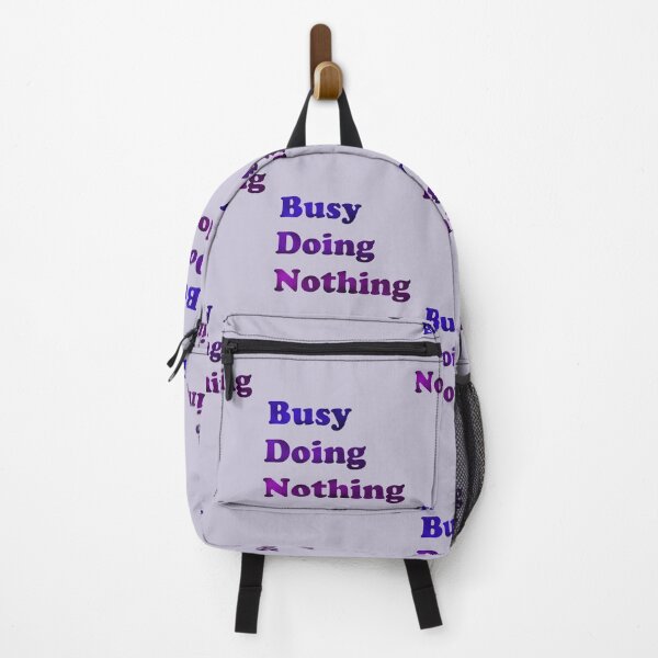Item preview, busy doing nothing blue perple mauve designed and sold by Bora21.