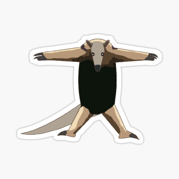 Just found out that ant eaters T-pose when they feel threatened :  r/FunnyAnimals