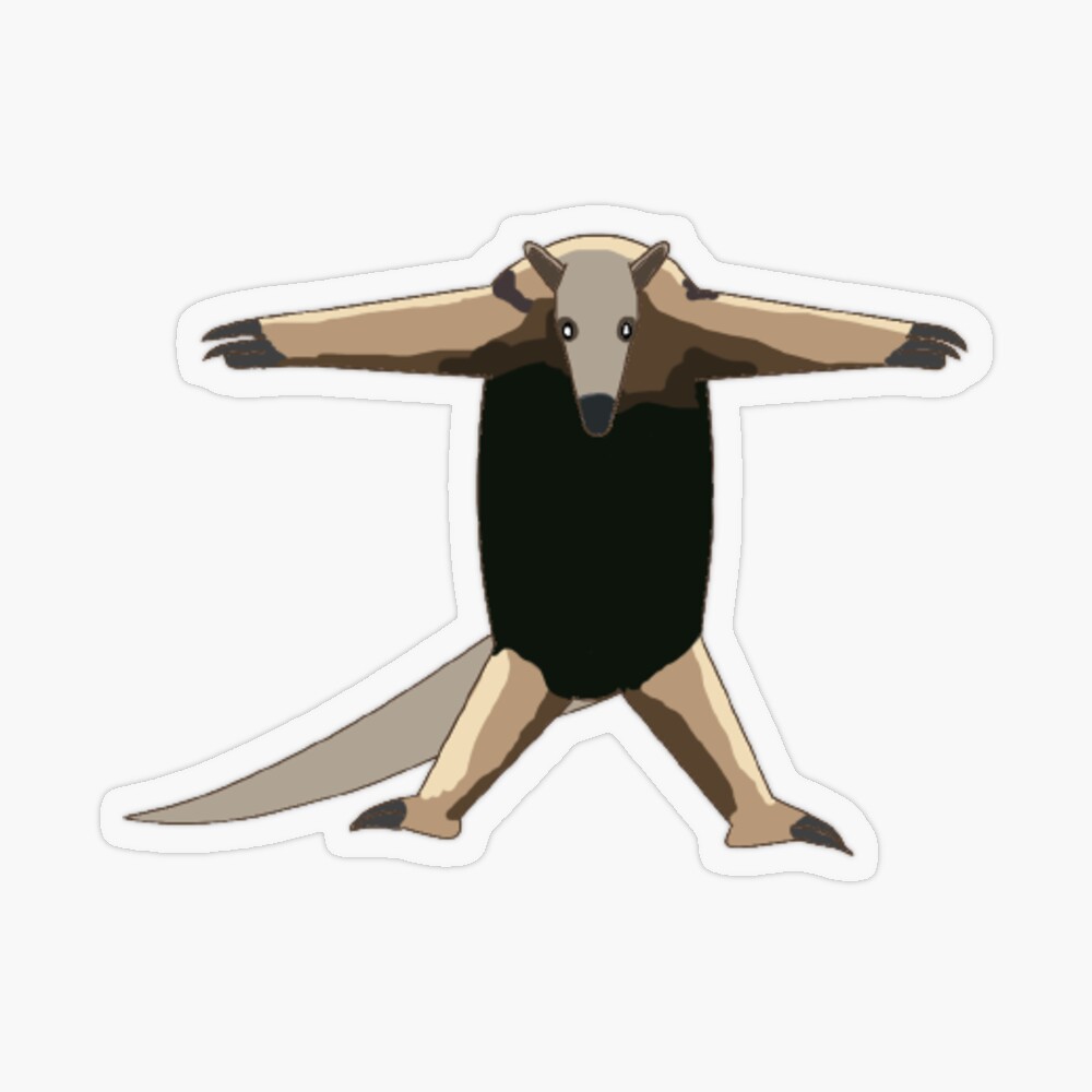 Anteater T-Pose Tamandua Pullover Hoodie