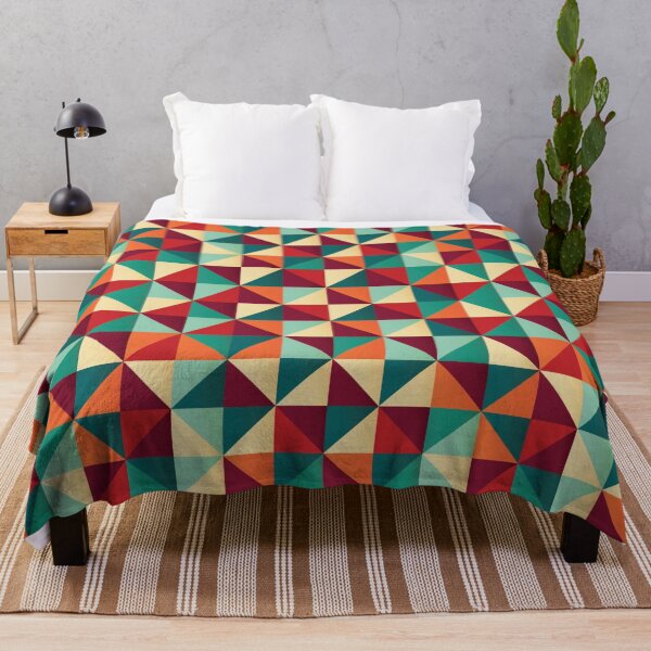 Item preview, Array of Coloured Geometric Triangles designed and sold by SacredsDesigns.
