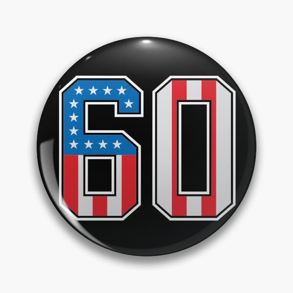 Item preview, 60 American Lucky Number Sixty United States Flag designed and sold by Urosek.