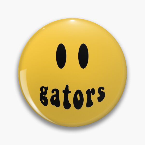 GATORS SMILEY Pin