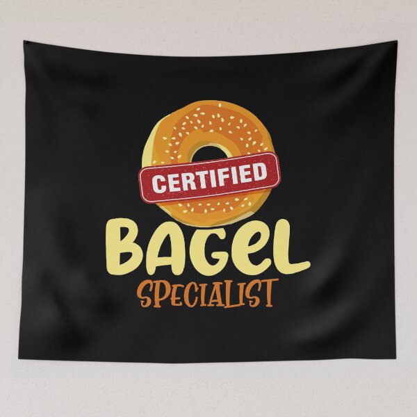 Artikelvorschau, Bagels Lover Gifts - Zertifizierter Bagel-Spezialist - Bagel Day entworfen und verkauft von Dressed For Duty.