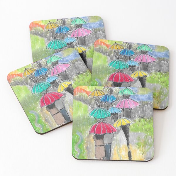Item preview, umbrellas,with,rain designed and sold by Valeriartist.