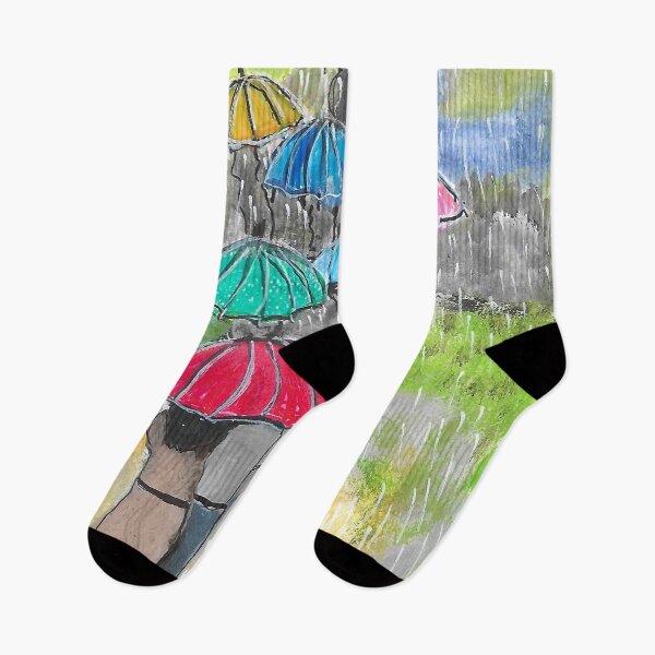Item preview, umbrellas,with,rain designed and sold by Valeriartist.