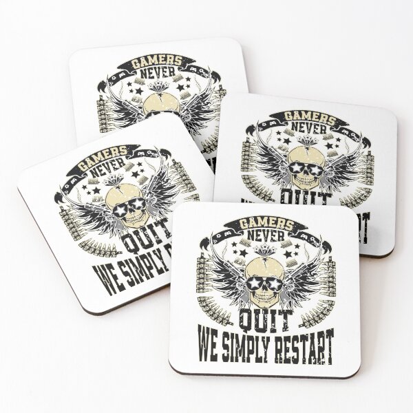 Item preview, Gamers Never Quit We Simply Restart designed and sold by YAHIA-14.
