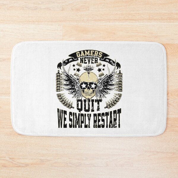 Item preview, Gamers Never Quit We Simply Restart designed and sold by YAHIA-14.