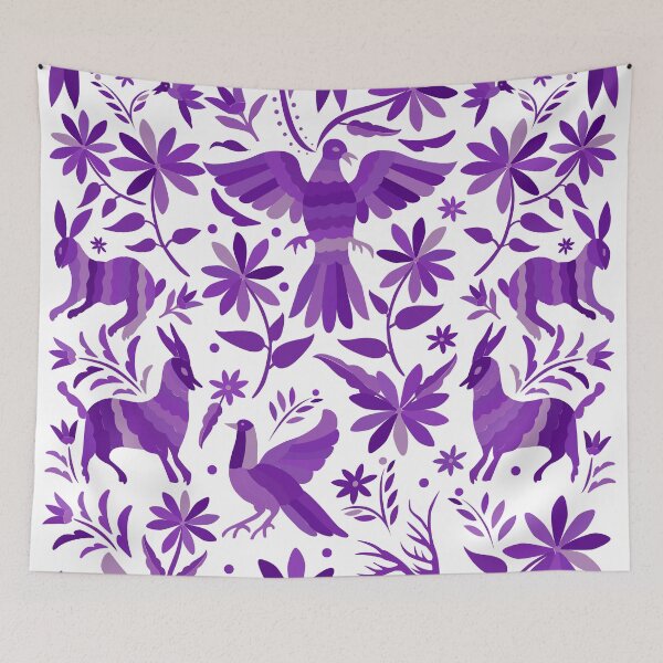 Item preview, Mexican Otomi Design in Purple designed and sold by Akbaly.