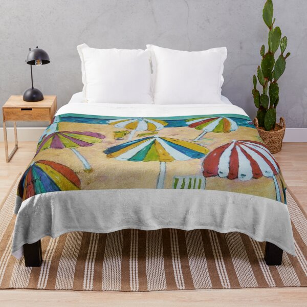 Item preview, Beach Umbrellas designed and sold by amyredfordart.