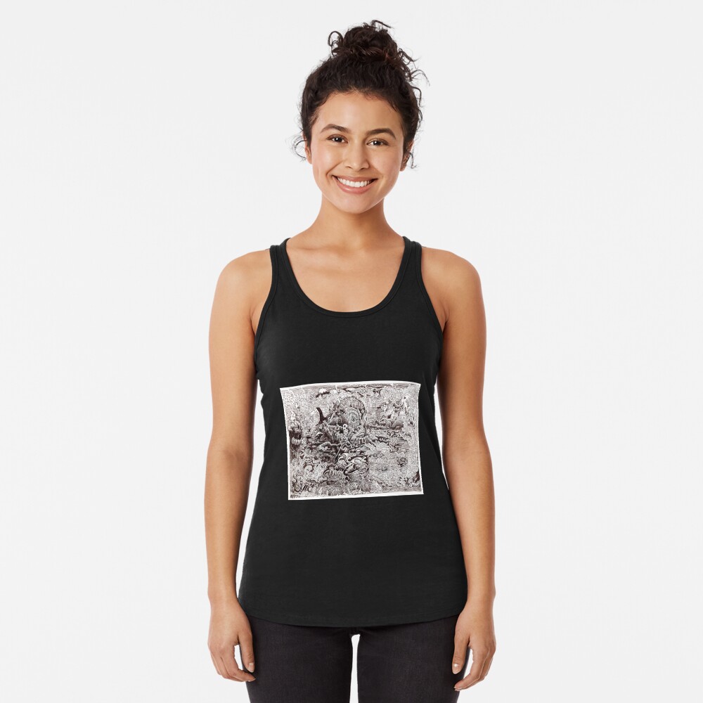 Item preview, Racerback Tank Top designed and sold by backbrain.