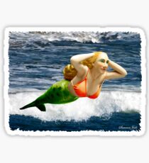 Mermaid ~ Feeling Free Sticker