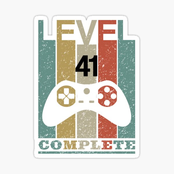 Aperçu de l'œuvre Niveau 41 terminé, cadeau du 41e anniversaire, console complète niveau 41 créée et vendue par LEByasser.