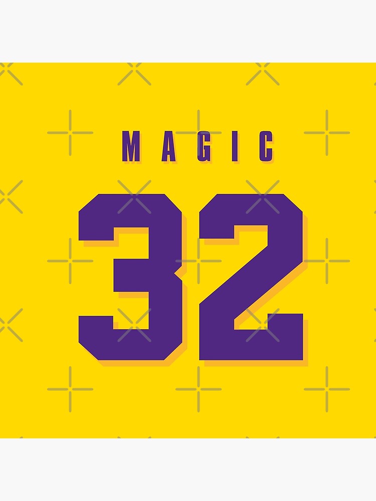MAGIC Jersey | No. 32 Showtime | Art Print