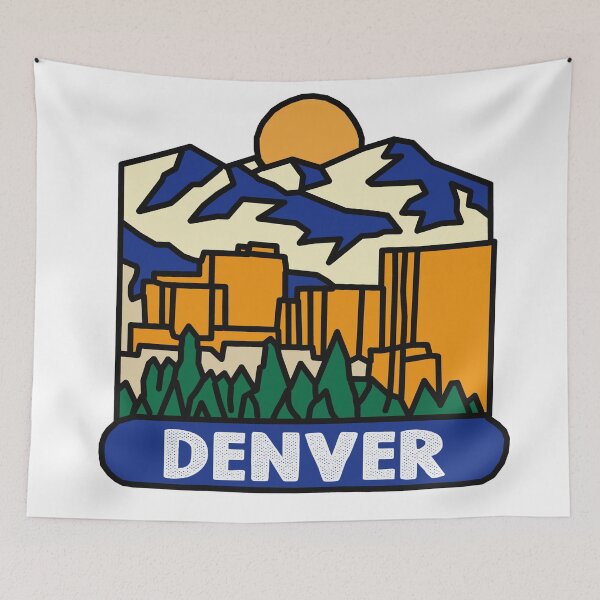 Item preview, Denver Skyline Decal designed and sold by Decal Mania.