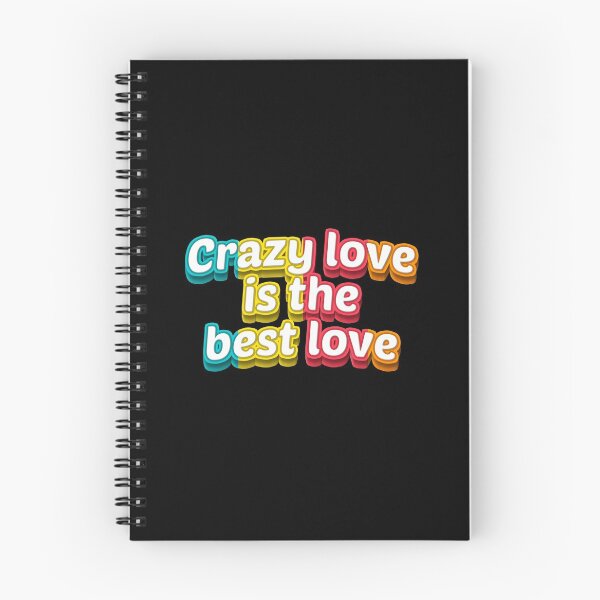 Item preview, Crazy Love Is The Best Love – Crazy Relationship 3D Text designed and sold by The Green Corner.