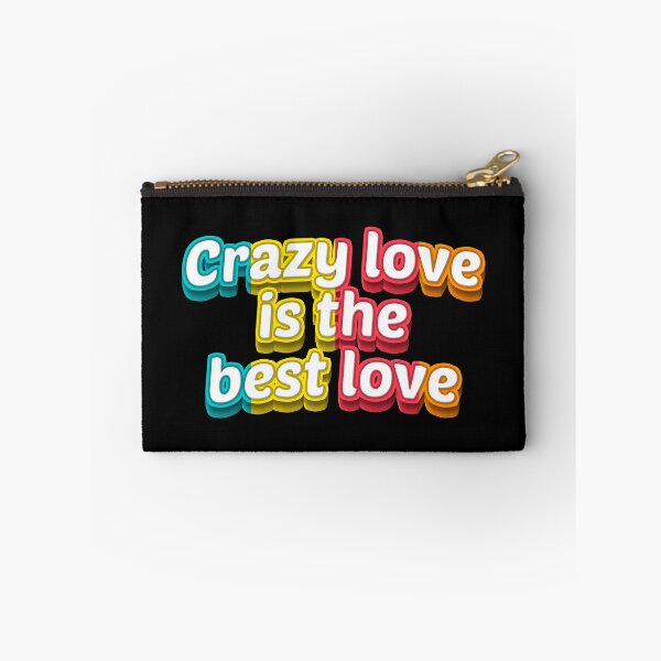 Item preview, Crazy Love Is The Best Love – Crazy Relationship 3D Text designed and sold by The Green Corner.