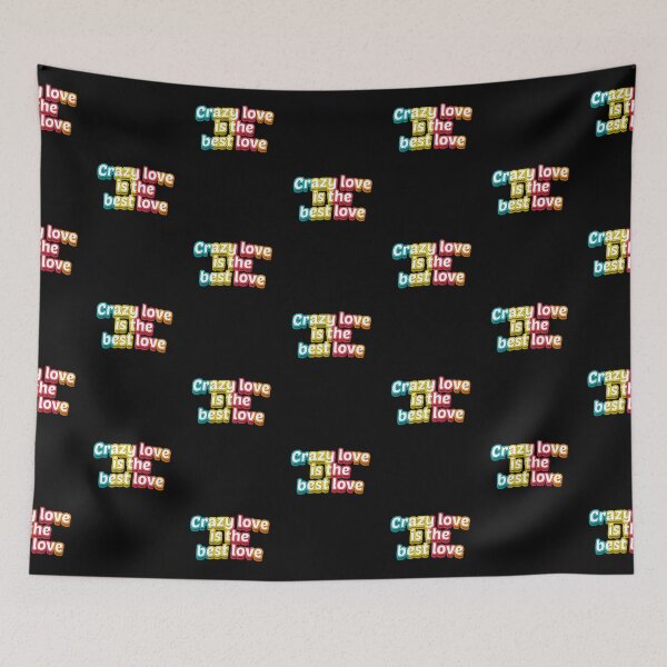 Item preview, Crazy Love Is The Best Love – Crazy Relationship 3D Text designed and sold by The Green Corner.