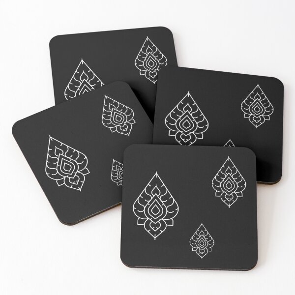Item preview, Thai Pattern Yellow Black White designed and sold by kyds.