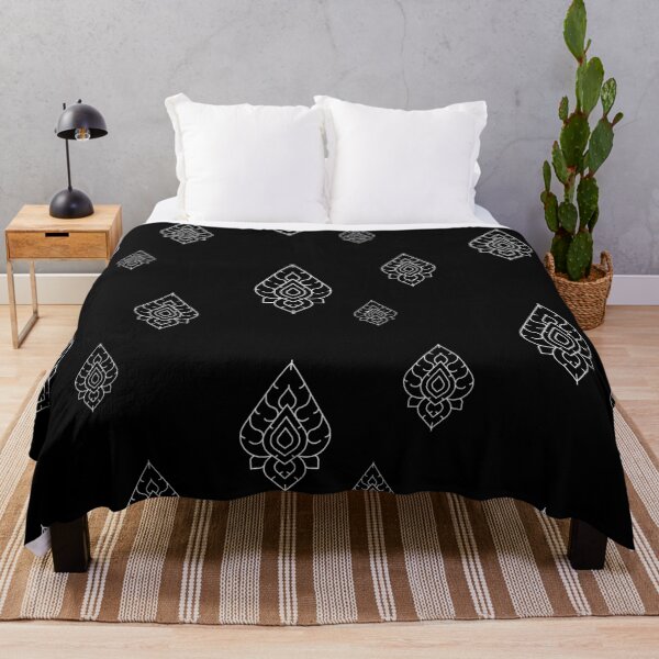 Item preview, Thai Pattern Yellow Black White designed and sold by kyds.