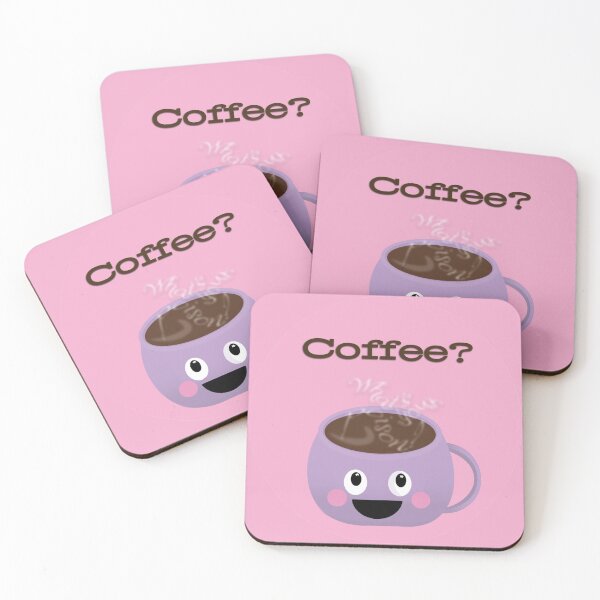Item preview, Coffee is my Poison - Pink & purple designed and sold by UkiahDesigns.