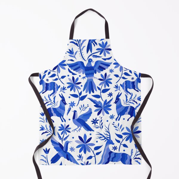 Item preview, Mexican Otomi Design in Blue designed and sold by Akbaly.