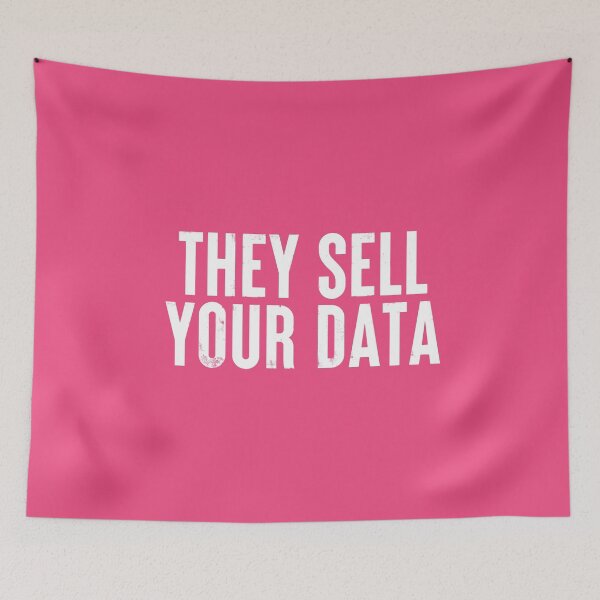 Item preview, They Sell Your Data Anti Social Media Movement #08 designed and sold by SalahBlt.