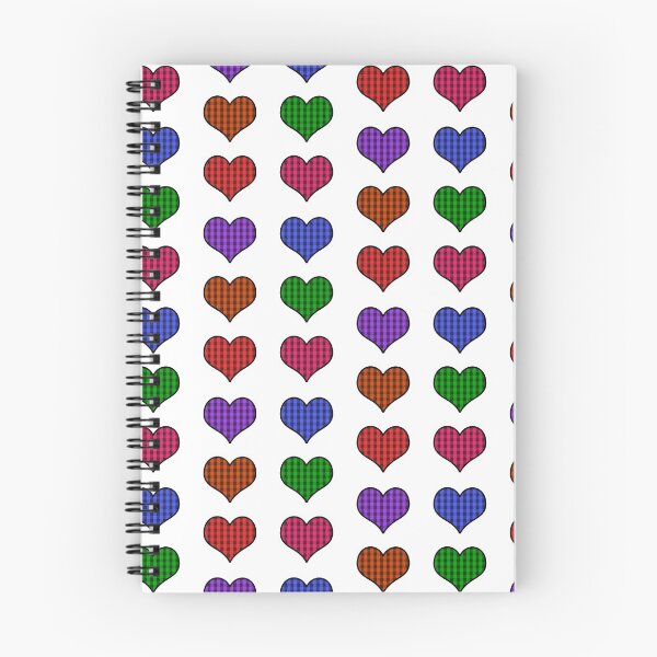 Item preview, Plaid Hearts Colors designed and sold by gabyshiny.