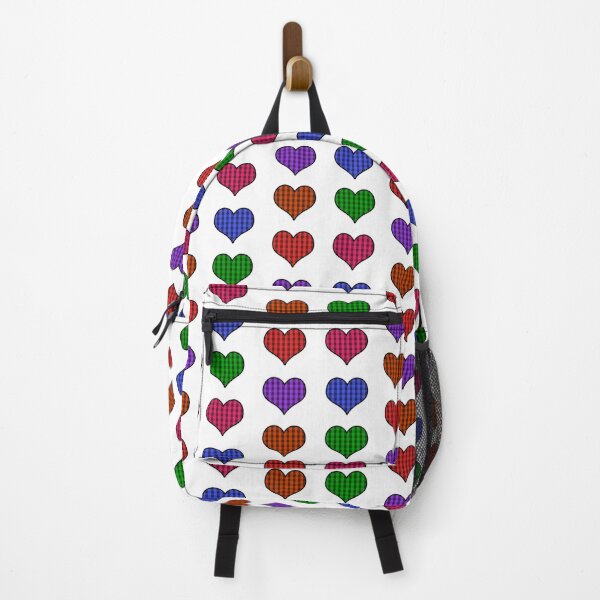 Item preview, Plaid Hearts Colors designed and sold by gabyshiny.