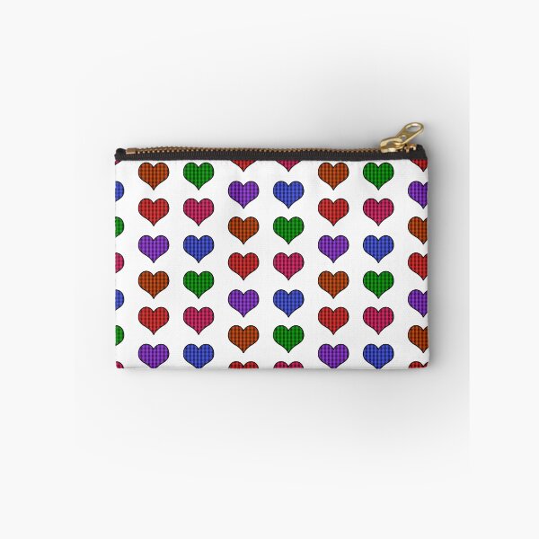 Item preview, Plaid Hearts Colors designed and sold by gabyshiny.
