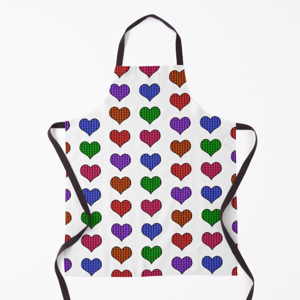 Item preview, Plaid Hearts Colors designed and sold by gabyshiny.