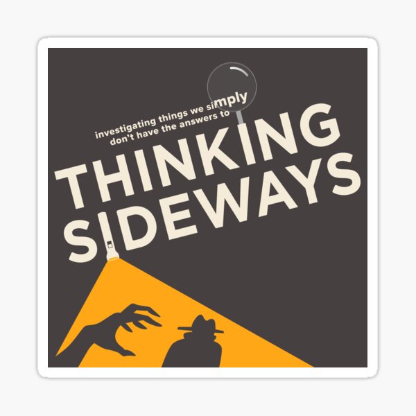 The 2016 Thinking Sideways Logo Sticker