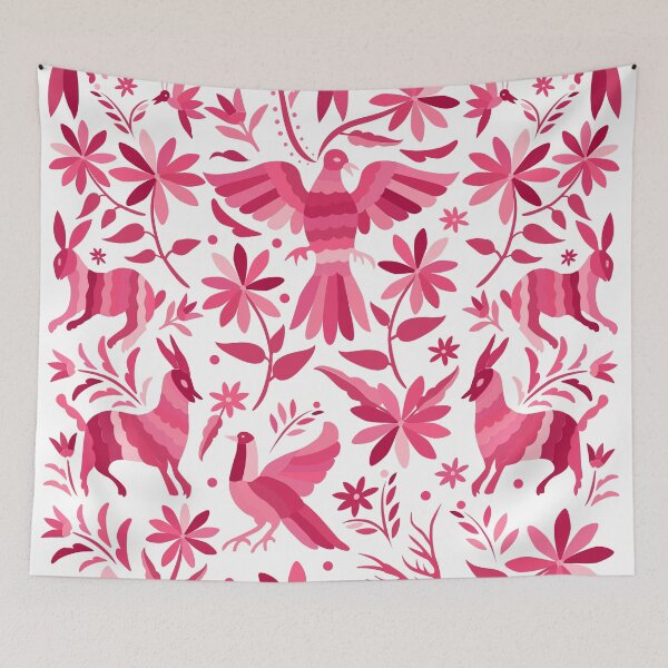 Item preview, Mexican Otomi Design in Pink designed and sold by Akbaly.