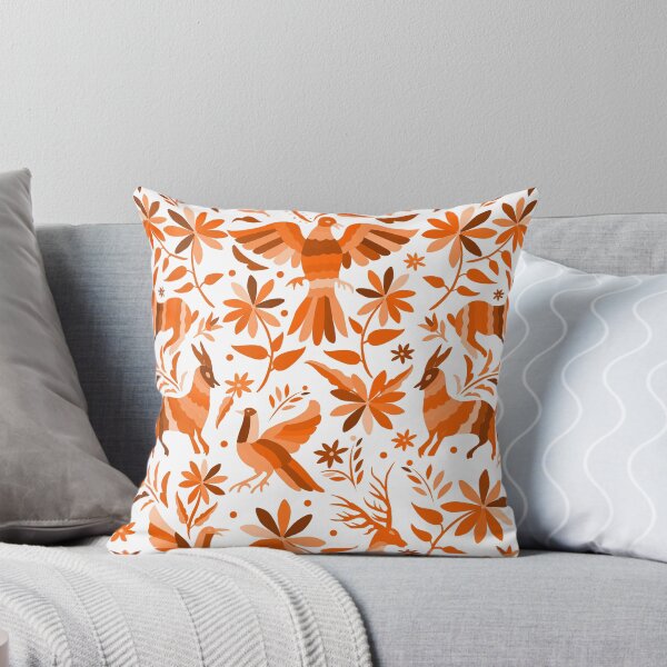 Item preview, Mexican Otomi in Orange Color designed and sold by Akbaly.